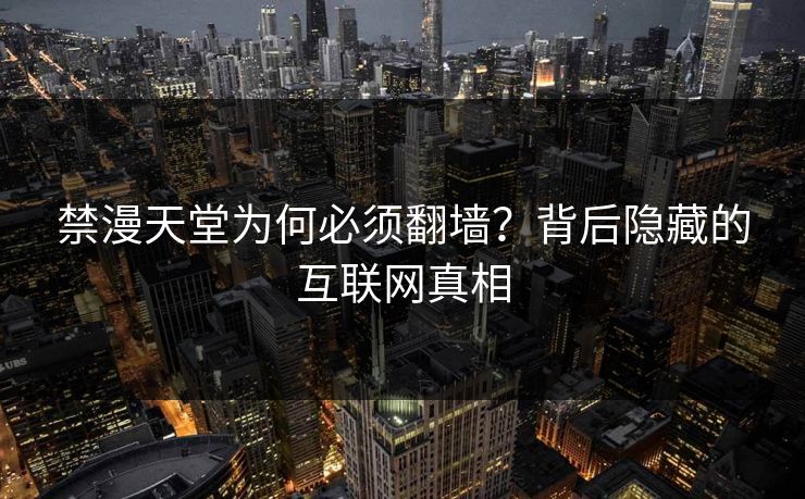 禁漫天堂为何必须翻墙？背后隐藏的互联网真相