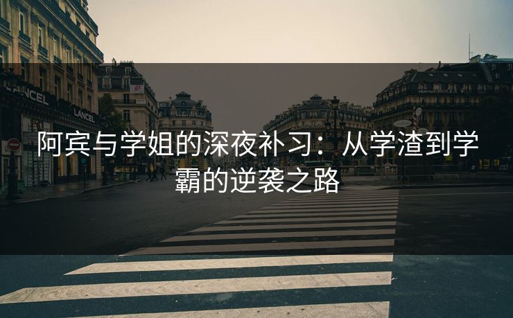 阿宾与学姐的深夜补习:从学渣到学霸的逆袭之路